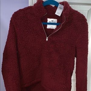 Half-Zip Sherpa Sweatshirt